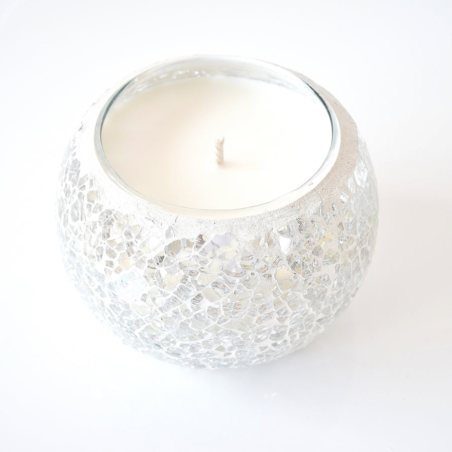 'Christmas Delight' Silver Mosaic